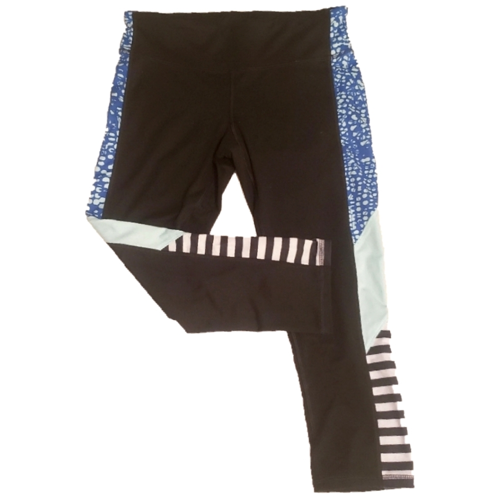 Champion Blue Accent Athleisure Capris, M
